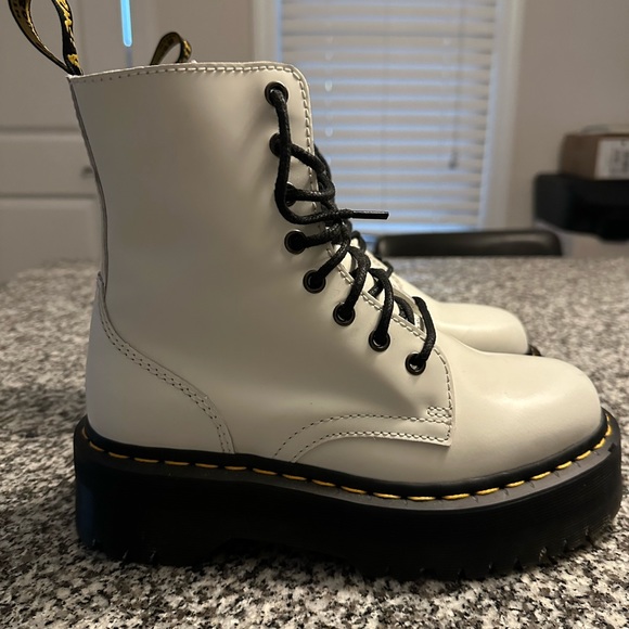 Dr. Martens Women's Jadon Platform Combat Boots - Picture 3 of 5